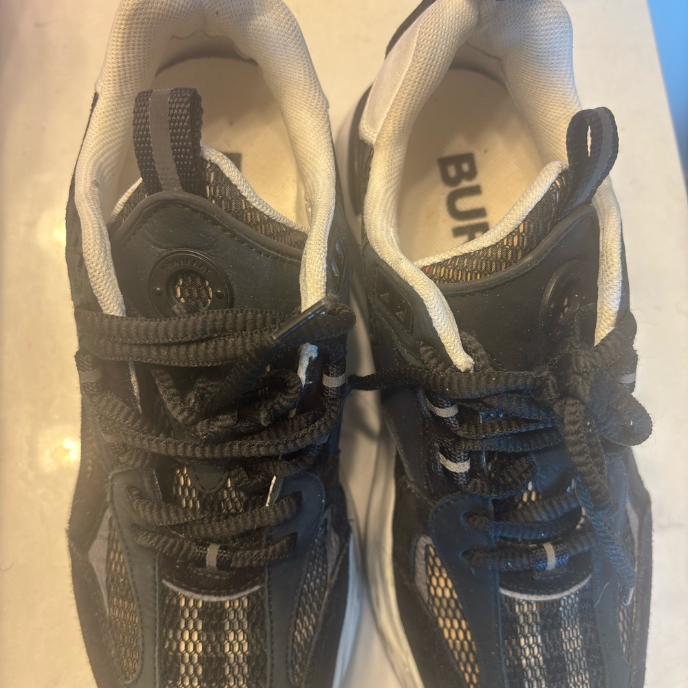 Burberry Black and White Sneakers